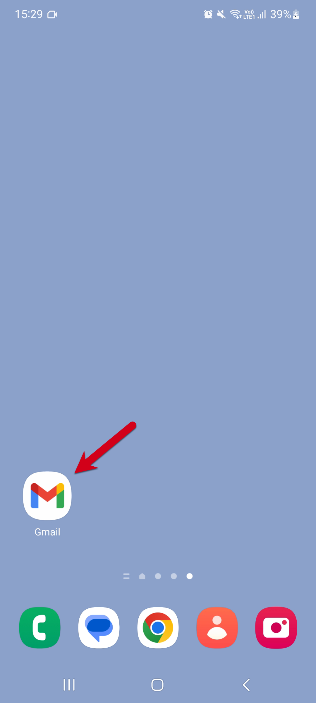 Android Gmail step 1a